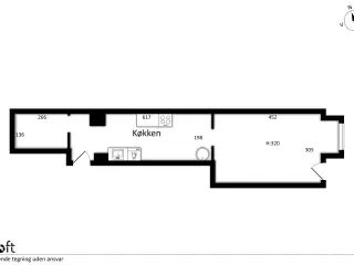 43 m² butik/pakkeshop/kontor