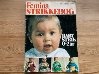  Femina STRIKKEBOG - BABY STRIK 0-2 år