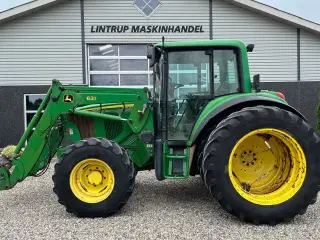 John Deere 6320 m/JD 631 Frontlæsser  AutoPower og TLS affjedret foraksel