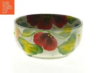 Håndmalet spansk keramikskål (str. Diameter, 15 cm h 7 cm)