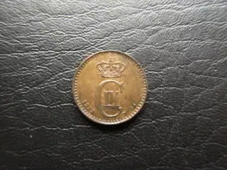 1 øre 1879 møntskær