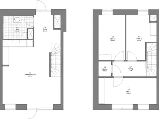 4 værelses lejlighed på 115 m2, Varde, Ribe