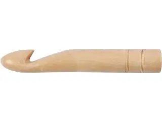 Hæklenål i Lakeret Træ - 35 mm, 23 cm