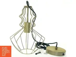Pendellampe, antik messing fra Home Collection (str. Ø 22 cm)
