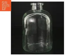 Flot glas apoterflaske (str. 17 cm)