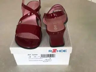 ROHDE Sandaler  bordeaxrød