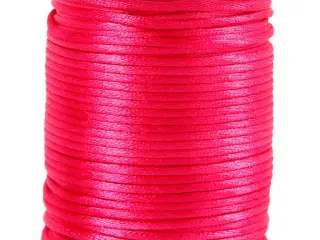 Pink Satinsnor 2 mm - 50 m til Dekoration