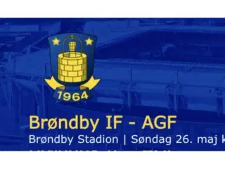 Brøndby - Agf.. 1 voksen billet søges