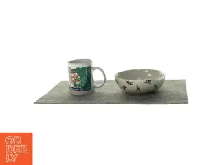 Julekop og juleskål fra Søstrene Grene (str. 5 x 15 og 11 x 9cm)