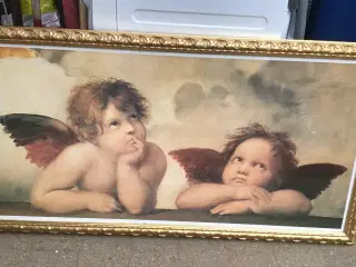 Engle plakat i ramme