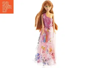 Fashion dukke i pink kjole fra Barbie (str. 30 cm)
