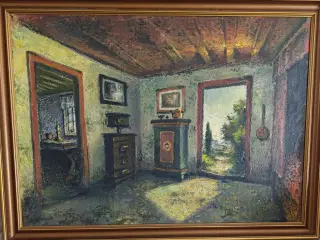 Oliemaleri af Ove Svendsen/Svensson 