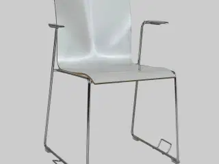 Engelbrechts Chairik 111 Stol – Hvid/Krom