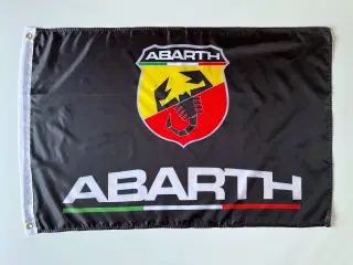 Flag med Abarth logo