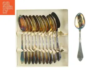 Sæt med sølvskeer fra Absa (str. 12 styk. 20 cm)