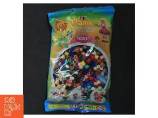 Hama perler i blandede farver fra Hama (str. 1000. perler. 6 pakker)