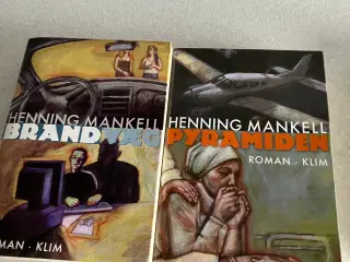 Bøger af forfatteren Henning Mankell 4 stk. 