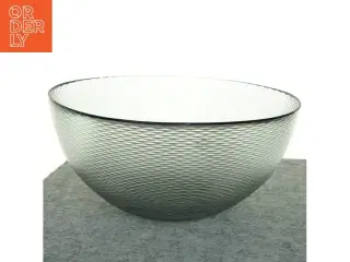 Glas-skål fra Holmegaard (str. 28x13 cm)