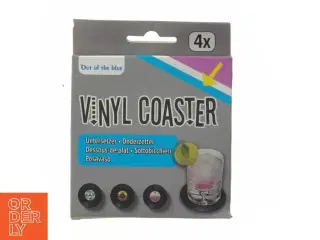 Vinyl glassbrikker sæt (str. Ø 10,5 cm)