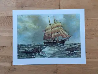 Sejlskib, AMERICAN SCHOOL, Wagner Graphic. 