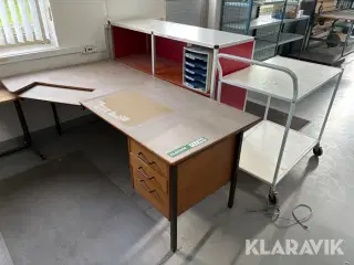 Skrivebord, disk og rullebord