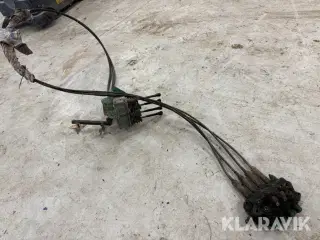 Hydraulikstyring til fra hegnsklipper