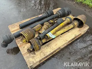 Diverse PTO aksler og udstyr