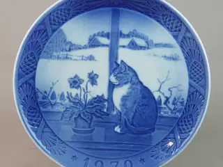 Kgl. juleplatter i porcelæn, 1970-73