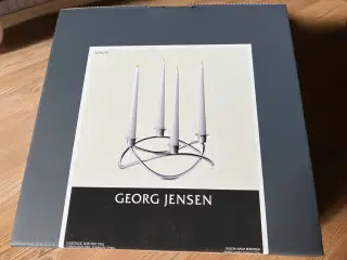 Georg Jensen Season lysestage i rustfrit stål