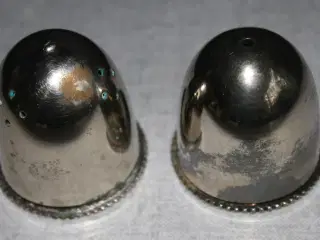 Salt- og pebersæt, sølvplet