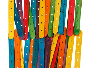 Kreative Konstruktionspinde i Træ - 500 stk.