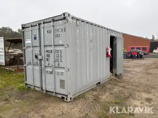 15 fods container med Windhager bwe600 varmeanlæg