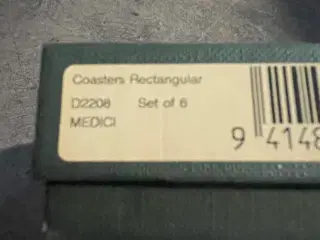 Sæt med 6 coastere