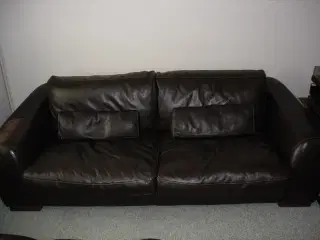 Stor fed Incanto lædersofa