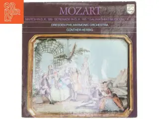 Mozart LP: March in D, K. 189 fra Philips