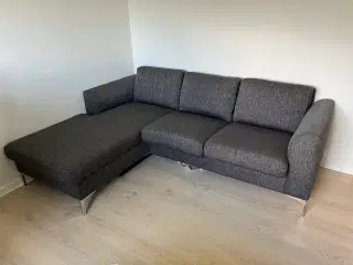 Tre personers sofa m. chaiselong