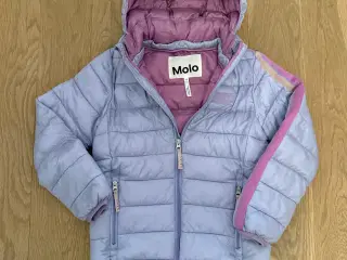 Molo dynejakke m/aftagelig hætte, str. 140