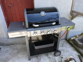 Gasgrill med 5 brændere og tilbehør 