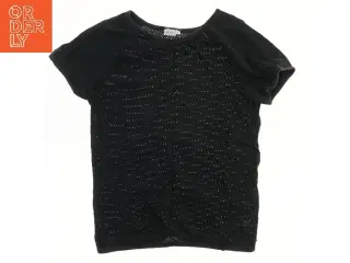 Sort t-shirt med korte ærmer fra InWear (str. M)