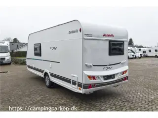 2023 - Dethleffs C'joy 480 FSH   Næsten ny, rummelig letvægtsvogn med mover og fortelt - til elbilen eller den mindre bil