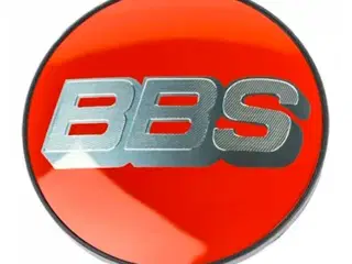 BBS centerkapsel ø70,6mm sølv/rød nürburgring-edition