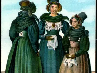 Frisiske Nationaldragter - C. Biehl 1796 - Ubrugt