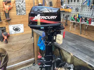 Påhængsmotor Mercury 4 hk, Four stroke. Som ny.