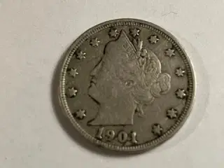 Five Cents 1901 USA
