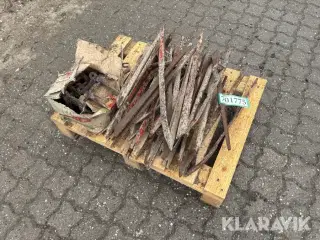 Agnhævere  24 styk. og fingre 10 styk. Claas