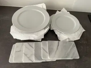 Eva Trio Tallerkner og marmor smørbrikker