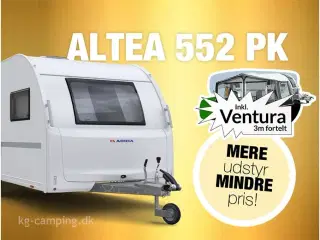 2024 - Adria Altea 552 PK M. 3 køjer   Sidste kampagne vogn, nu inklusiv fortelt!