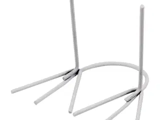 Fuglefødder og Kyllingefødder, H: 5 cm, B: 3,5 cm, hvid, 20par/ 1 pk.