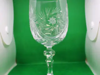 Krystal rødvins glas