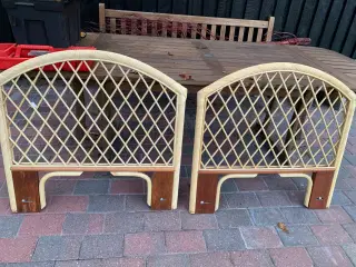 2 Dux senge med gavl